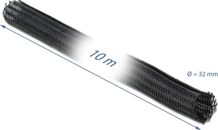 Productafbeelding Delock Kabeldoorvoer 10mx32mm, met klittenbandsluiting (Kabeldoorvoer, 1000 cm)