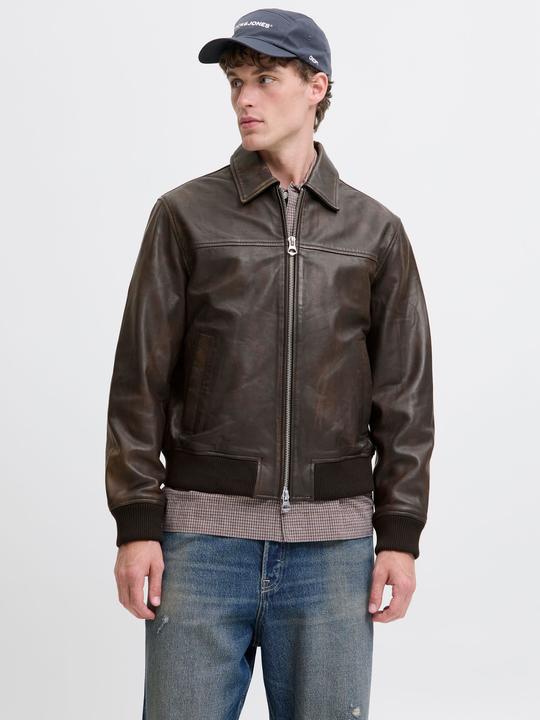 Produktbild Jack & Jones Jorleather Bomber Jacket Styd Aw25 (XL)