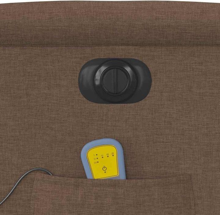 Immagine prodotto vidaXL Sedia da massaggio elettrica in tessuto marrone