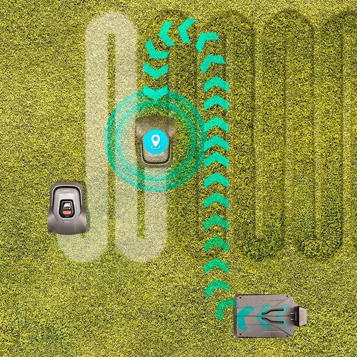 Actual product image Cecotec Grasshopper 500 Map Connected Robot Mower (500 m², Boundary wire)