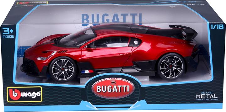 Actual product image Bburago 18/11045R Metal scale 1:18 Bugatti Divo red