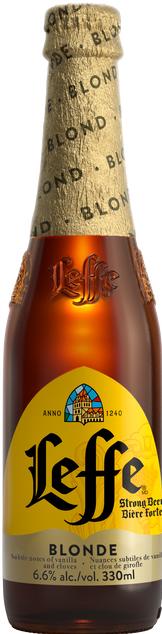 Actual product image Leffe Blonde (24 x 33 cl)