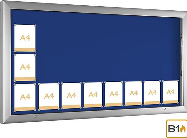 Image du produit Schaar-Design Vitrine d'affichage (Tableau noir, 200 x 102.50 cm)