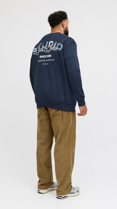 Actual product image Jack & Jones Plus Size Gedruckt Sweatshirt Sweatshirt (7XL)