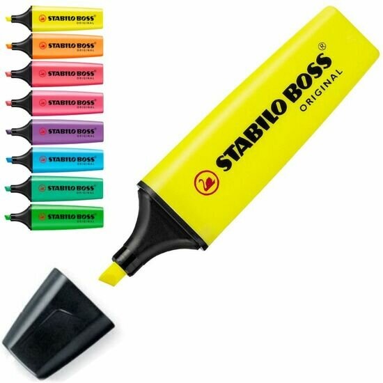 Produktbild STABILO BOSS ORIGINAL Textmarker (Türkis, 5 mm, 1 x)