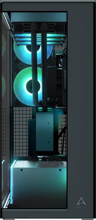 Produktbild Arctic Cooling PC-Gehäuse ACPCC00019A Black Mirror, Unterstützte (ATX)