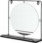 Actual product image Giftdecor mirror black wall shelf (34 x 30 cm)