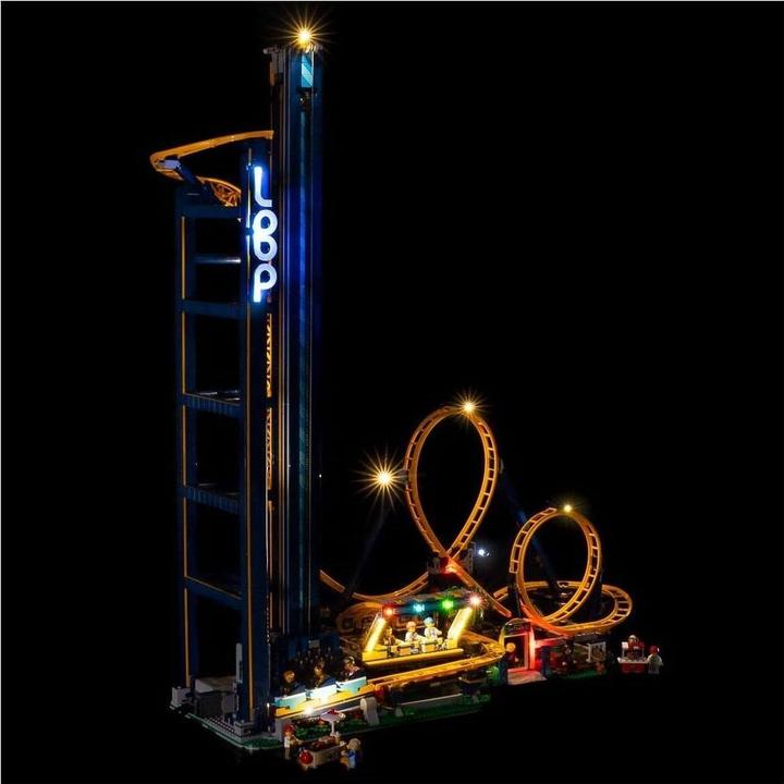 Actual product image Light my bricks LED Light Set for LEGO 10303 Looping Rollercoaster