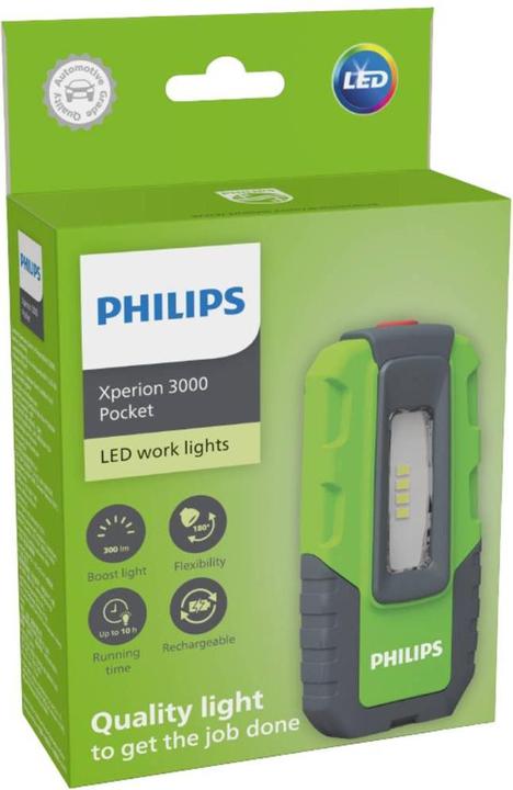 Produktbild Philips X30POCKX1 Xperion 3000 Pocket LED Arbeitsleuchte akkubetrieben 2 W 300 (300 lm)