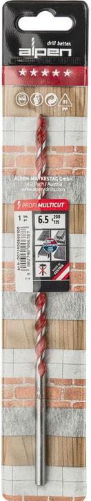 Immagine prodotto Alpen Trapano multiuso in metallo duro Mul (6,5 millimetri)
