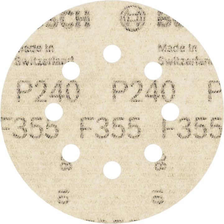 Actual product image Bosch Professional Zubehör PRO F355 sanding sheet, 125 mm, G240 (P240)