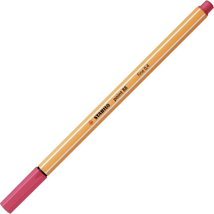 Actual product image STABILO Point 88 fine ink pen (Strawberry red, 1 x)