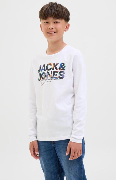 Actual product image Jack & Jones Logo Langarm-T-Shirt Langarm-T-Shirt (176)