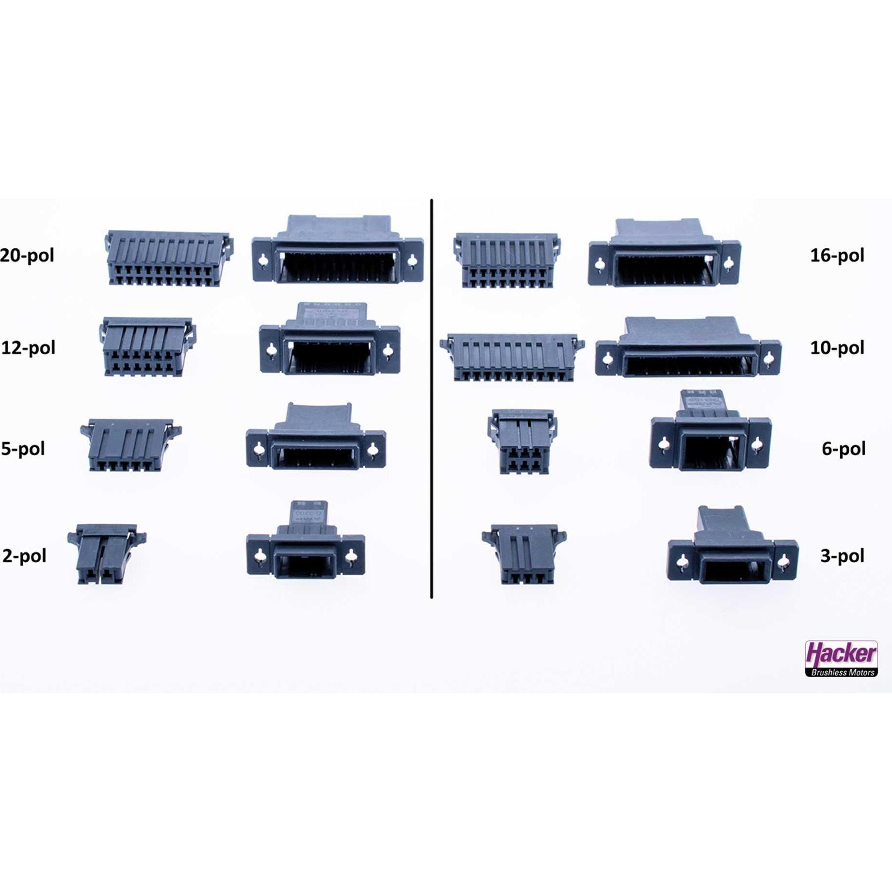 Thumbnail - Hacker click connect Multipin-Verbinder 20 Pins 0,2 - 0,5 mm²