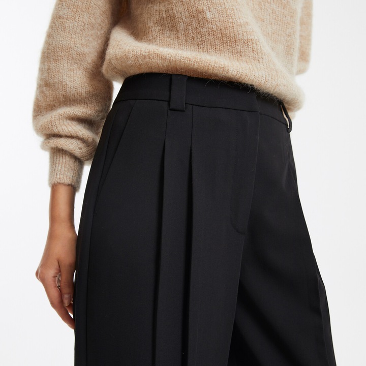 Produktbild La Redoute Collections Weite Bundfaltenhose (48)