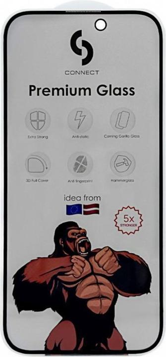 Actual product image Connect Galaxy S24 FE Privacy 3D Corning Gorilla Glass 5X stong (1 Piece, Samsung Galaxy S24 FE)