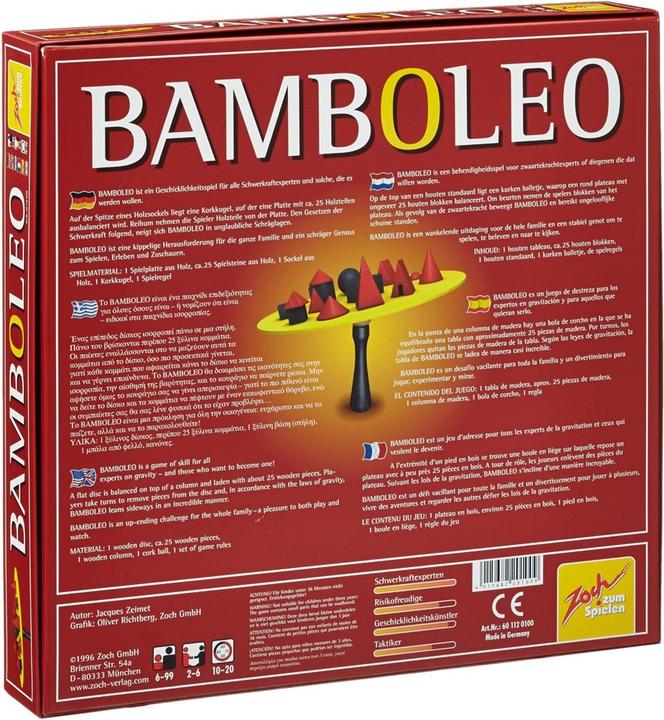 Actual product image Zoch Bamboleo (German, French, Italian, English)