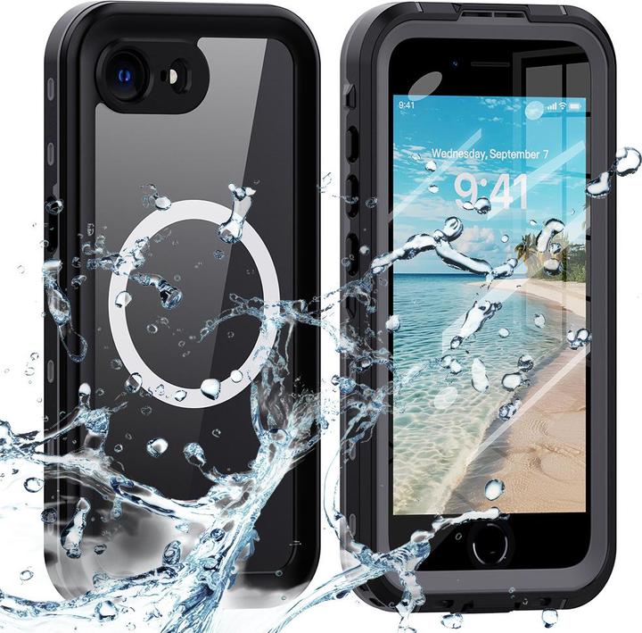 Produktbild Shellbox - Waterproof IP68 Case - iPhone 16e - Black (Apple iPhone 16e, Apple iPhone 17e)