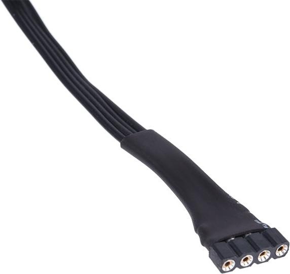 Image du produit Alphacool Câble adaptateur RGB 4 pôles pour carte mère - Noir 50cm