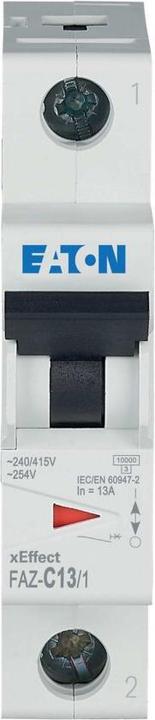 Produktbild Eaton MCB, 13A, C-type, 1Pole, 15kA