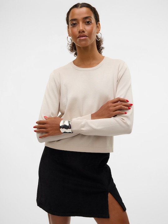 Image du produit Vero Moda Vmsilje Ls O-Neck Short Pullover Ga Noos (L)