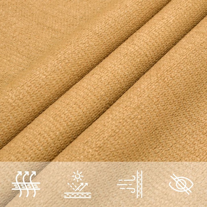 Actual product image VidaXL Sonnensegel 160 g/m² Rechteckig farben HDPE (2 x 3 m)