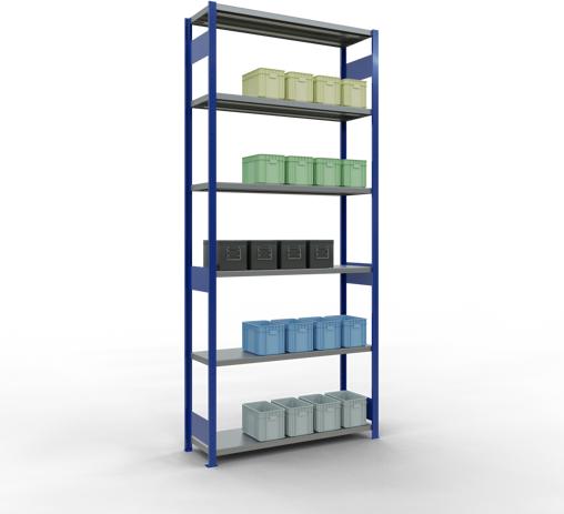 Actual product image Schulte Lagertechnik MULTIplus250 basic racking system with length ledgers