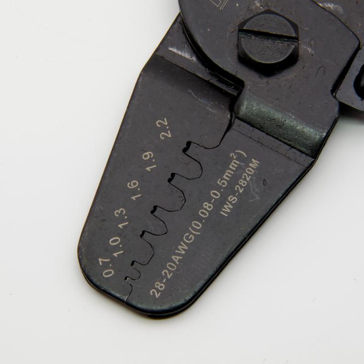 Actual product image Iwiss Crimping Pliers 2820M 0.08-0.5mm²