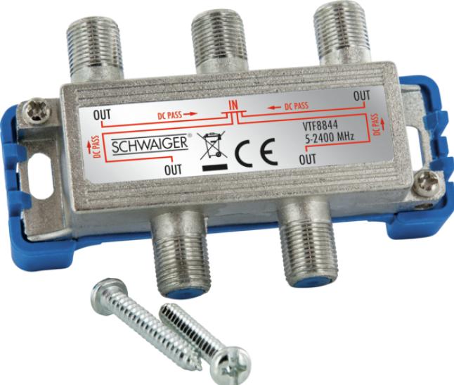 Produktbild Schwaiger Verteiler 4-fach digital (Verteiler)