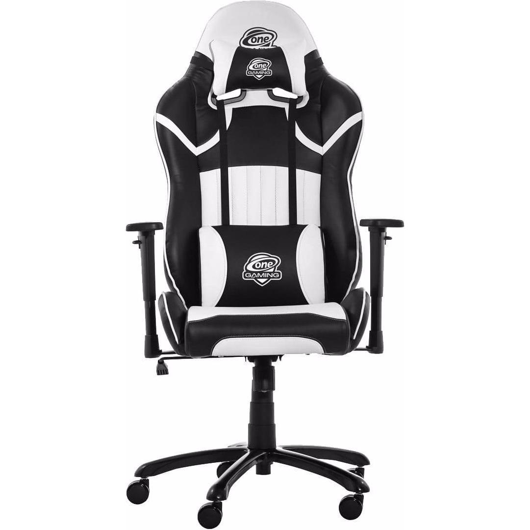 One Gaming Pro V2, Gaming Stuhl, Weiss, Schwarz