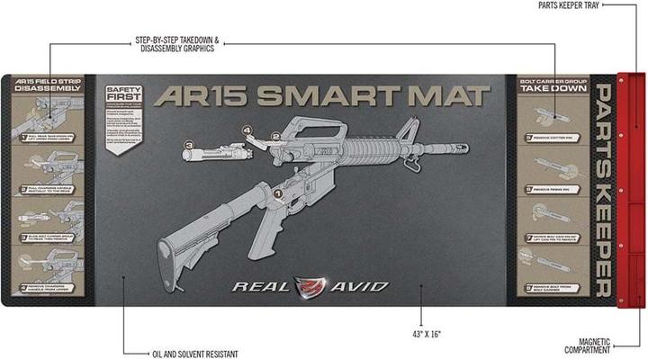 Actual product image Real Avid Reinigungsmatte SMART MAT - AR15
