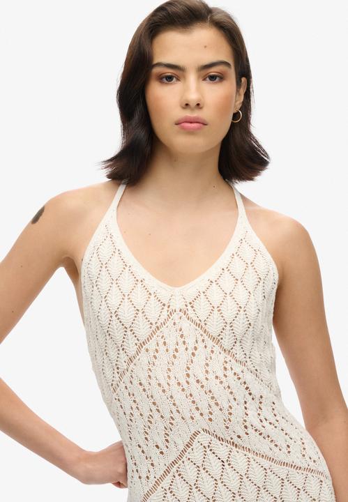 Image du produit Superdry Robe longue dos nu en crochet (M)