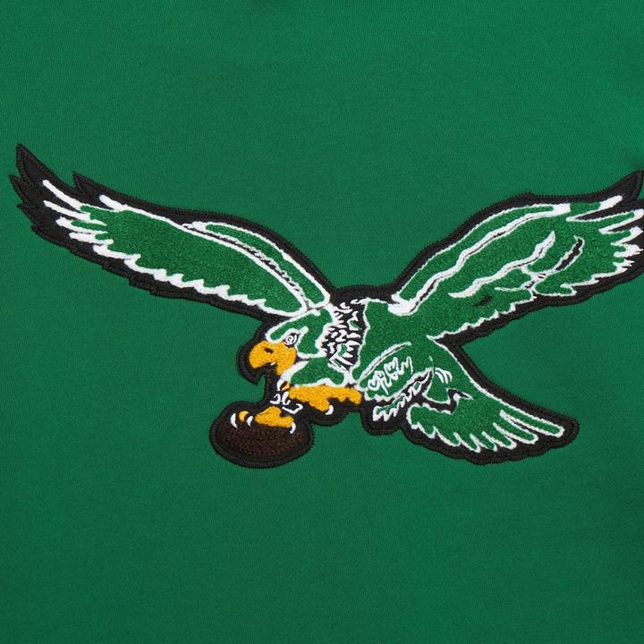 Actual product image Mitchell & Ness Fleece Hoody STITCH Philadelphia Eagles - L (L)