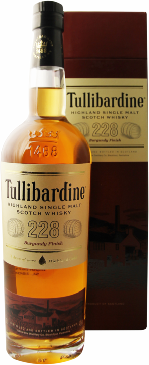 Actual product image Tullibardine Single Malt 228 Burgundy Wood Finish (Single Malt, Scotch whisky, 1 x 70 cl)