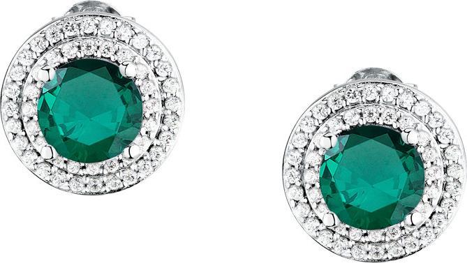 Produktbild Morellato Dazzling Silver Earrings With Green Zircon Tesori Saiw275 (Silber 925)
