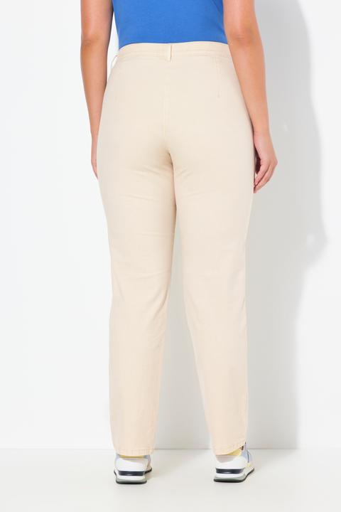Immagine prodotto Ulla Popken Pantaloni elasticizzati modello Mony con taglio della gamba conico e tasche con zip (56)