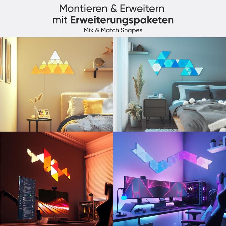 Produktbild Nanoleaf Shapes Triangles Smarter Kit (100 lm)