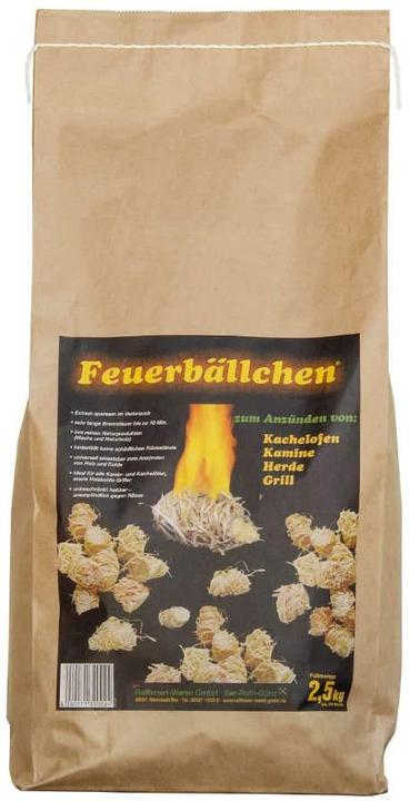 Image du produit Raiffeisen-Waren Allume-feu Raiffeisen Feuerbällchen, contenu 12,5 kg, durée de combustion 10 min
