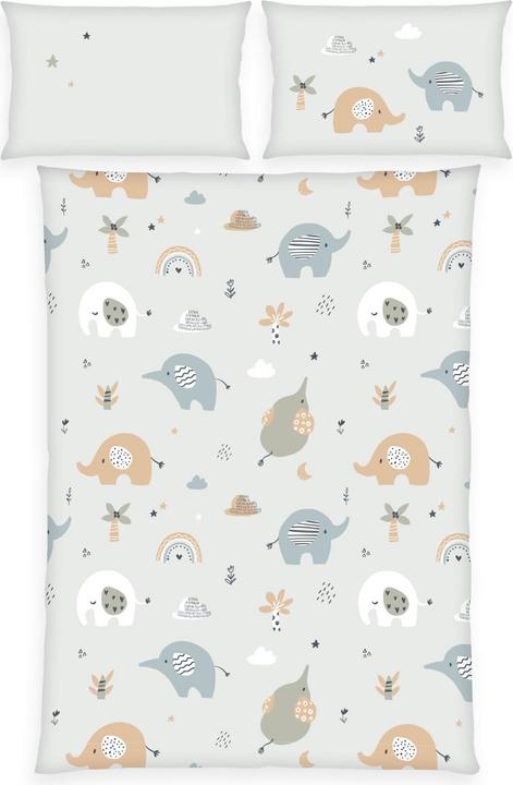 Babybest Elephants Bettwäsche "Made in Green" (100 x 135 cm, 40 x 60 cm)