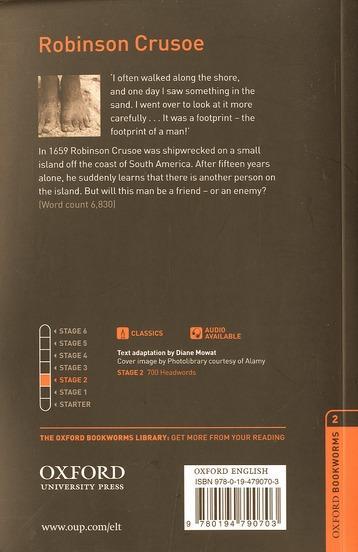 Produktbild 7th grade, level 2 - Robinson Crusoe - revised edition (Englisch, Daniel Defoe, Diane Mowat, 2007)