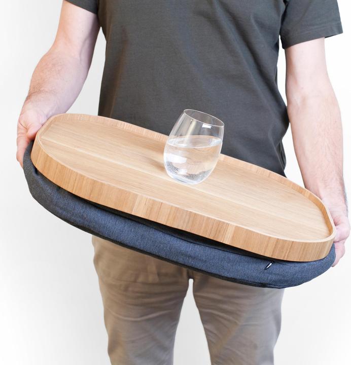 Actual product image Bosign Large Shoe Tray Laptop Cushion Grey