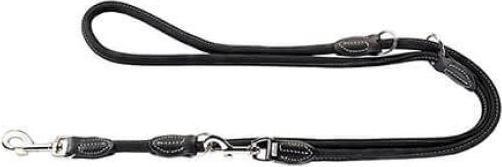 Hunter Laisse réglable Round & Soft Hunting, noir S