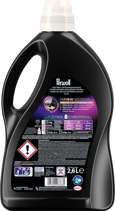 Image du produit Perwoll Renew liquide noir (52 Cycles de lavage, Gel, Liquide)