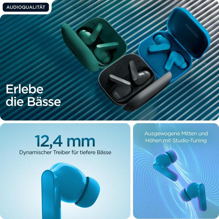 Produktbild Motorola Moto Buds Bass (ANC, 9 h, Kabellos)