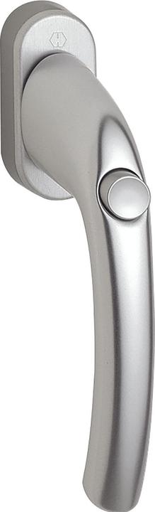 Hoppe Fenstergriff TOKYO - Druckknopf 90°, VK 7 x 32 mm, silber eloxiert