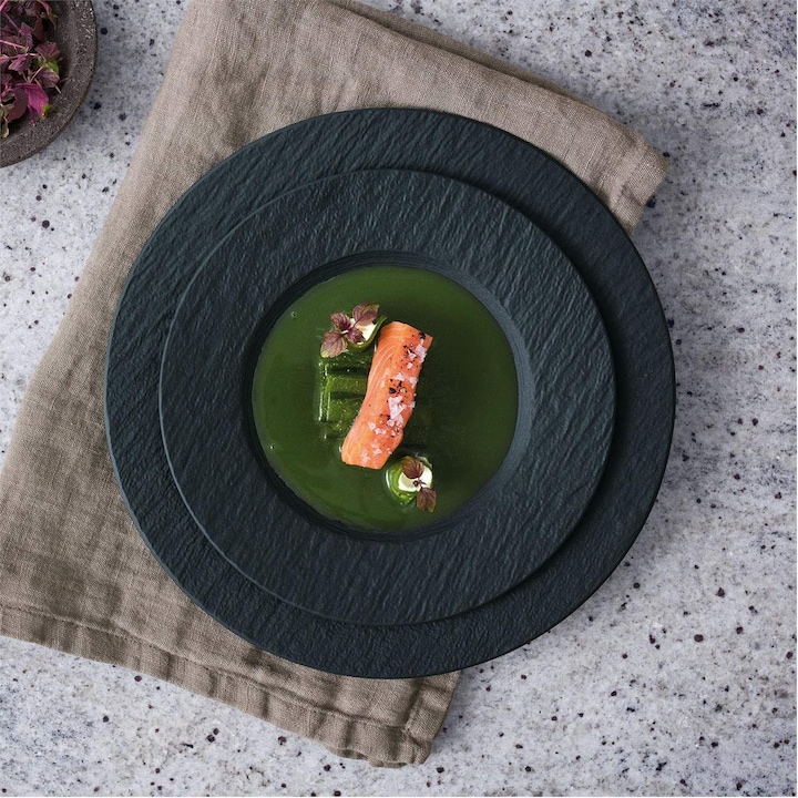 Immagine prodotto Villeroy & Boch Piatto da pranzo quadrato Fabbricazione Rock (1 x)