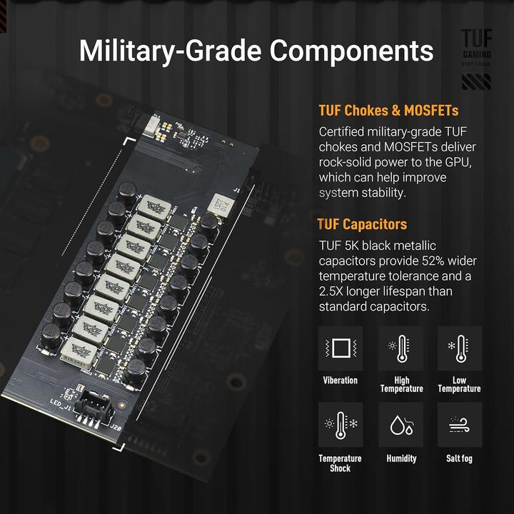 Image du produit ASUS TUF RTX 5080 GAMING OC (16 Go)