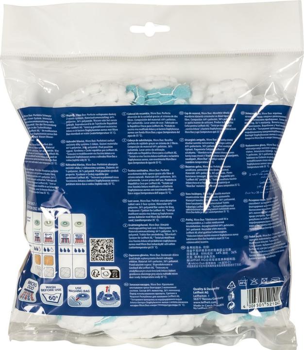 Immagine prodotto Leifheit Testa di ricambio Clean Twist Disc Mop microduo (1 pz.)