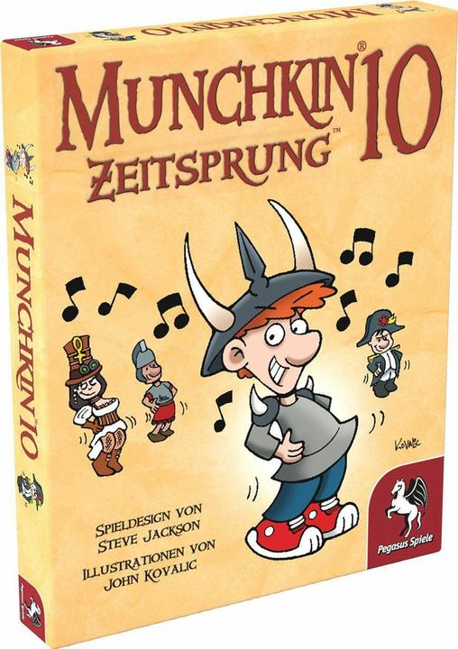 Actual product image Pegasus Munchkin 10: Time Jump, for 3-6 players, from 12 years, EN expansion (German)