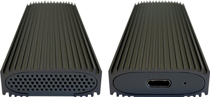 Actual product image LC-Power USB3.2 LC-M2-C-NVME-3 f. M.2 SSD drive enclosure (M.2)